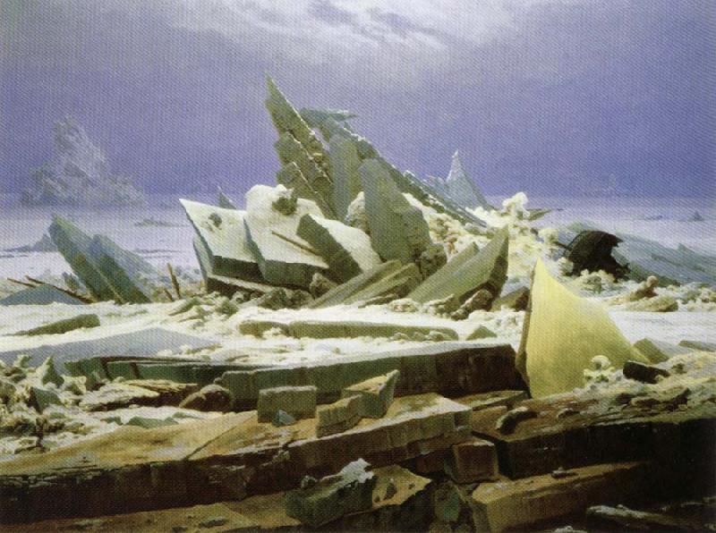 Caspar David Friedrich Shipwreck or Sea of Ice France oil painting art